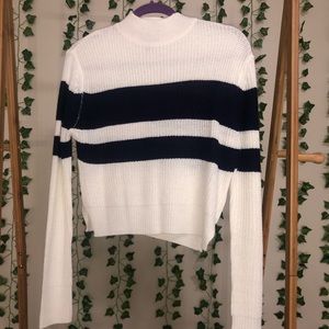 mock neck sweater